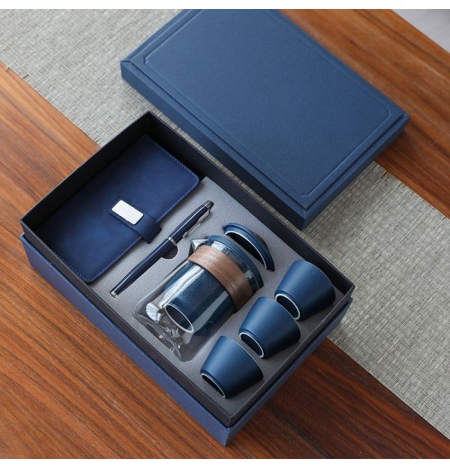 VIP Customer Business Gift Set Tea Set Gift Box Teacups Teapot Teacups Accompanied By Hand Custom Logo Travel Set VIP Customer Business Gift Set Tea Set Gift Box Teacups Teapot Teacups Accompanied By Hand Custom Logo Travel Set