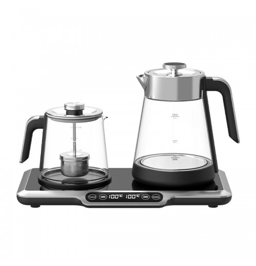 Hotsy Appliances Home 1.6L+1L Hotel Kettles Tray Set Double Boiler Water Heater Kettle Electric Tea Maker Machine Tea Pot Hotsy Appliances Home 1.6L+1L Hotel Kettles Tray Set Double Boiler Water Heater Kettle Electric Tea Maker Machine Tea Pot